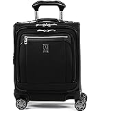 Travelpro Platinum Elite Carry-on Spinner Tote Bag with USB Port, Shadow Black, 16-Inch