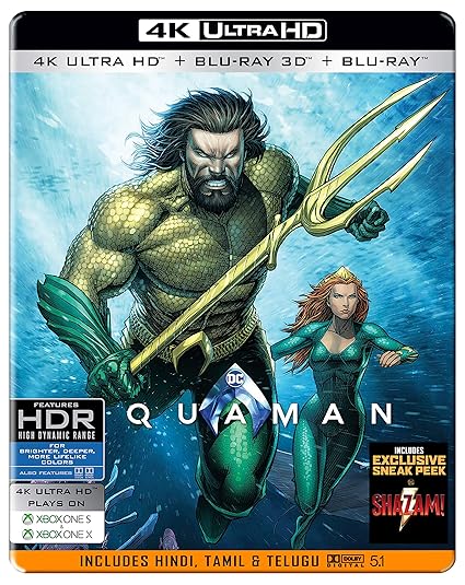 Amazon In Buy Aquaman Steelbook 4k Uhd Blu Ray 3d Blu Ray