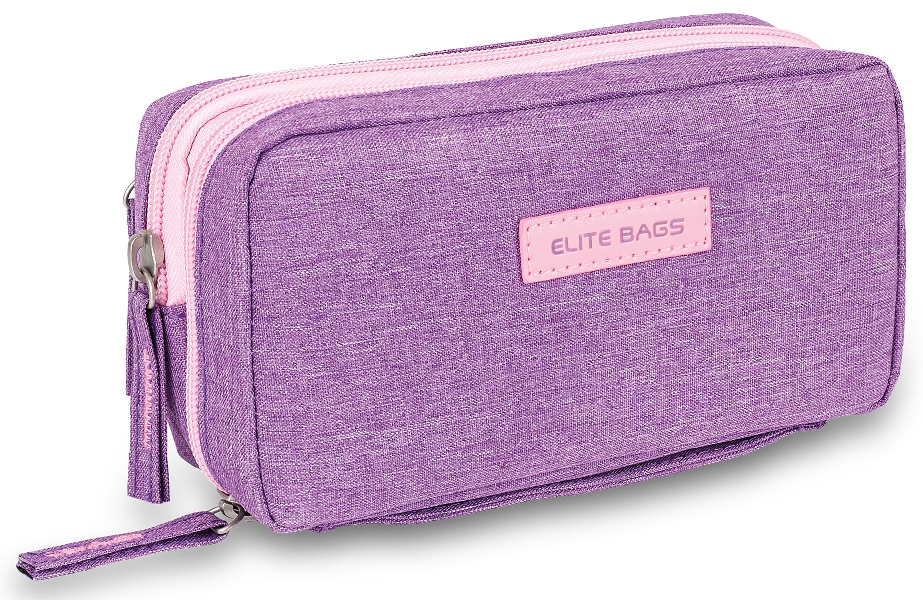 ELITE BAGS Diabetic Isothermal Bag Case | Diabetic Mass | Colour: Purple | for Insulin and Glycometer Feathers
