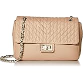 KARL LAGERFELD womens Agyness Solid Shoulder Bag