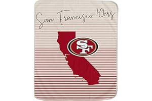 Pegasus Sports Officially Licensed NFL State Stripe Blanket, 60" x 70