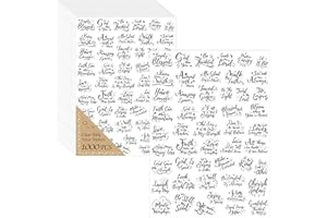 HEBAYY 1000 PCS Bible Verse Stickers, Clear Inspirational Pray Stickers Encouraging Scripture Decals Jesus Christian Religious Faith Labels for Scrapbooks Bottles Computer Planner Diary Album Kids Adults