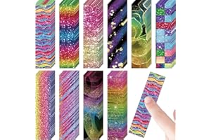 WORLDBAZAAR Retro Calm Strips for Anxiety Sensory Stickers 50PCS Calm Stickers Strips Anxiety Relief Calm Stickers Sensory Adhesives Strips for Kids Adults Teens Classroom Office Home