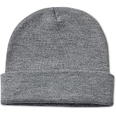 Amazon Essentials Men's Rib Knit Cuffed Beanie