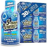 5-hour ENERGY BLUE RASPBERRY Flavor, 30 Count, Extra Strength Energy Shot | 1.93 Fl Oz, Amino Acids, B Vitamins, Sugar Free and Zero Calories