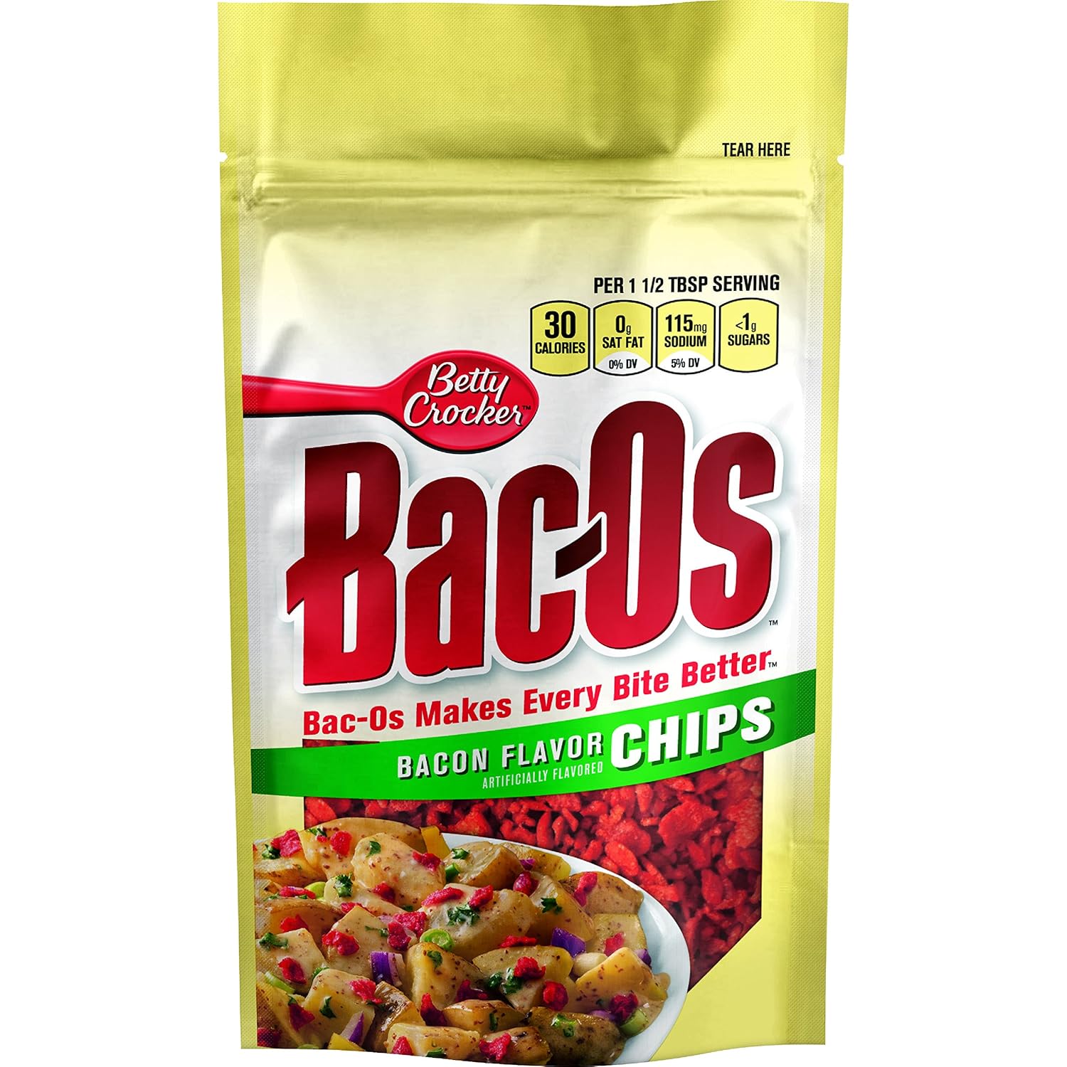 Betty Crocker Bac Os Chips In A Pouch 3 25 Ounce Pack Of 8 Amazon De Lebensmittel Getranke