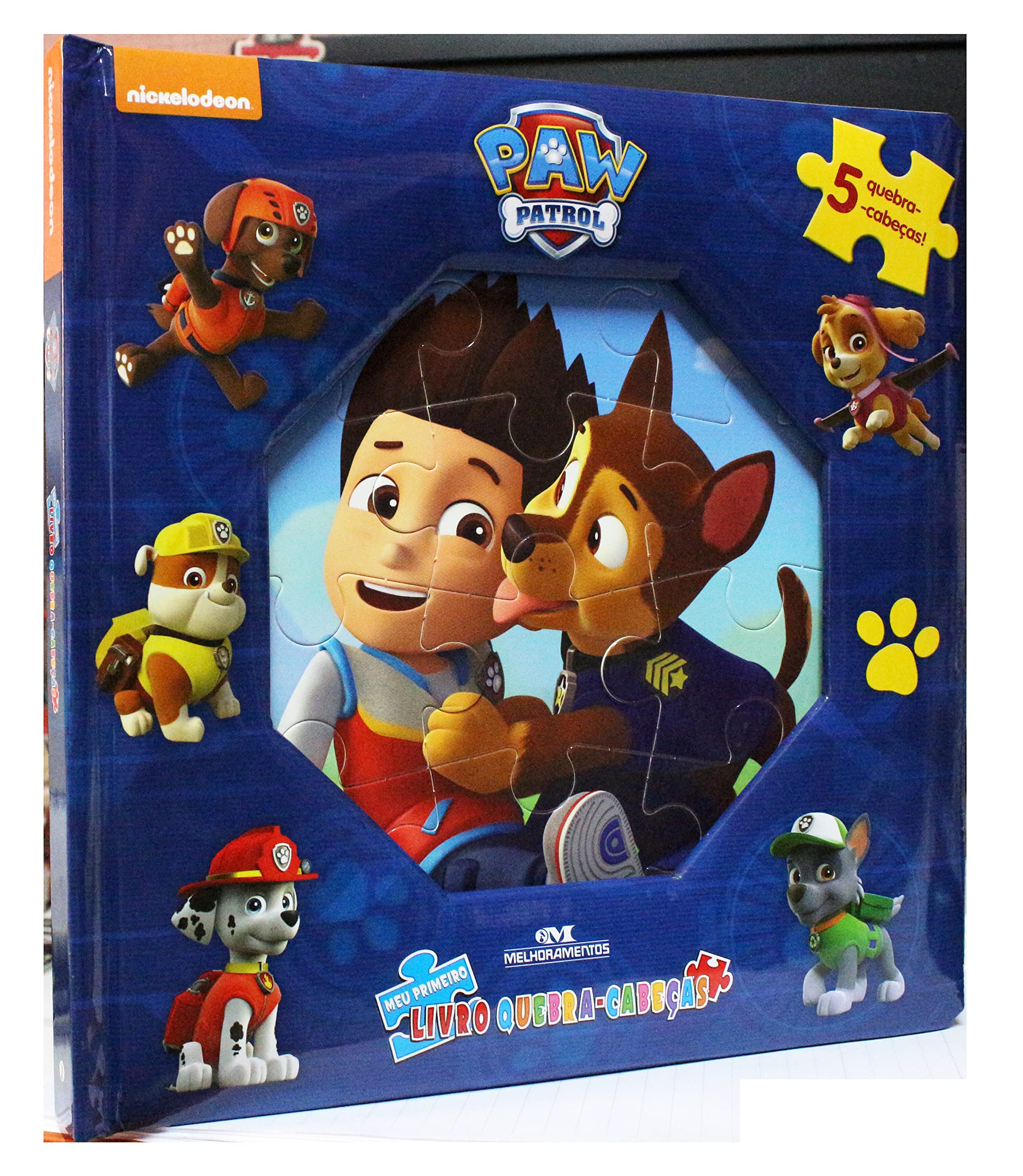 Meu Primeiro Livro Quebra-Cabeças - Coleção Patrulha Canina (Em Portuguese do Brasil)