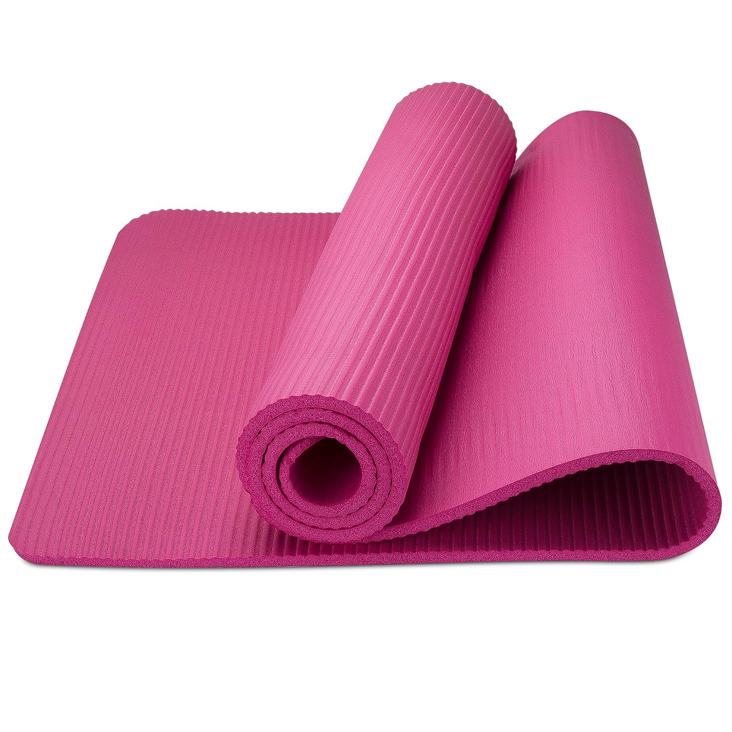 New Life Yoga Mat With Carrying Travel Bag And Strap Pink N1 Nif9 27dt Nbr Multiple Use Exercise And Yoga Mat Sports Fitness Exercise Fitness Mzib De