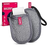 CAVEEM 2 Pack Dual-Sided Softness Exfoliation Soap Pouch, Soap Saver Bag for Bar Soap, Soap Mesh Pocket Bar Holder for Washing Body, Soap Sack Sponge Bag for Shower Bath