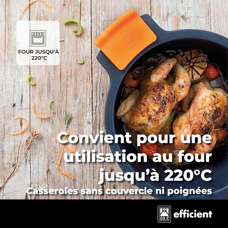 Efficient | Batterie de cuisine 7 pièces en fonte d’aluminium