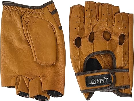 Amazon Lezax レザックス Joyfit ドライビンググローブ 半指羊革 茶 Sf 3br グローブ 車 バイク