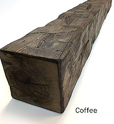 Wilson Rustic Hand Hewn Barn Beam Mantel