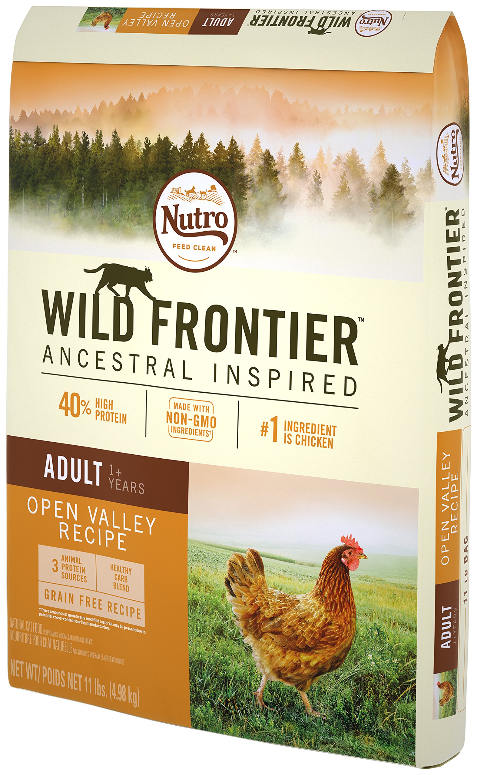 Nutro WILD FRONTIER Adult Chicken Flavor Grain Free Dry Cat Food 11