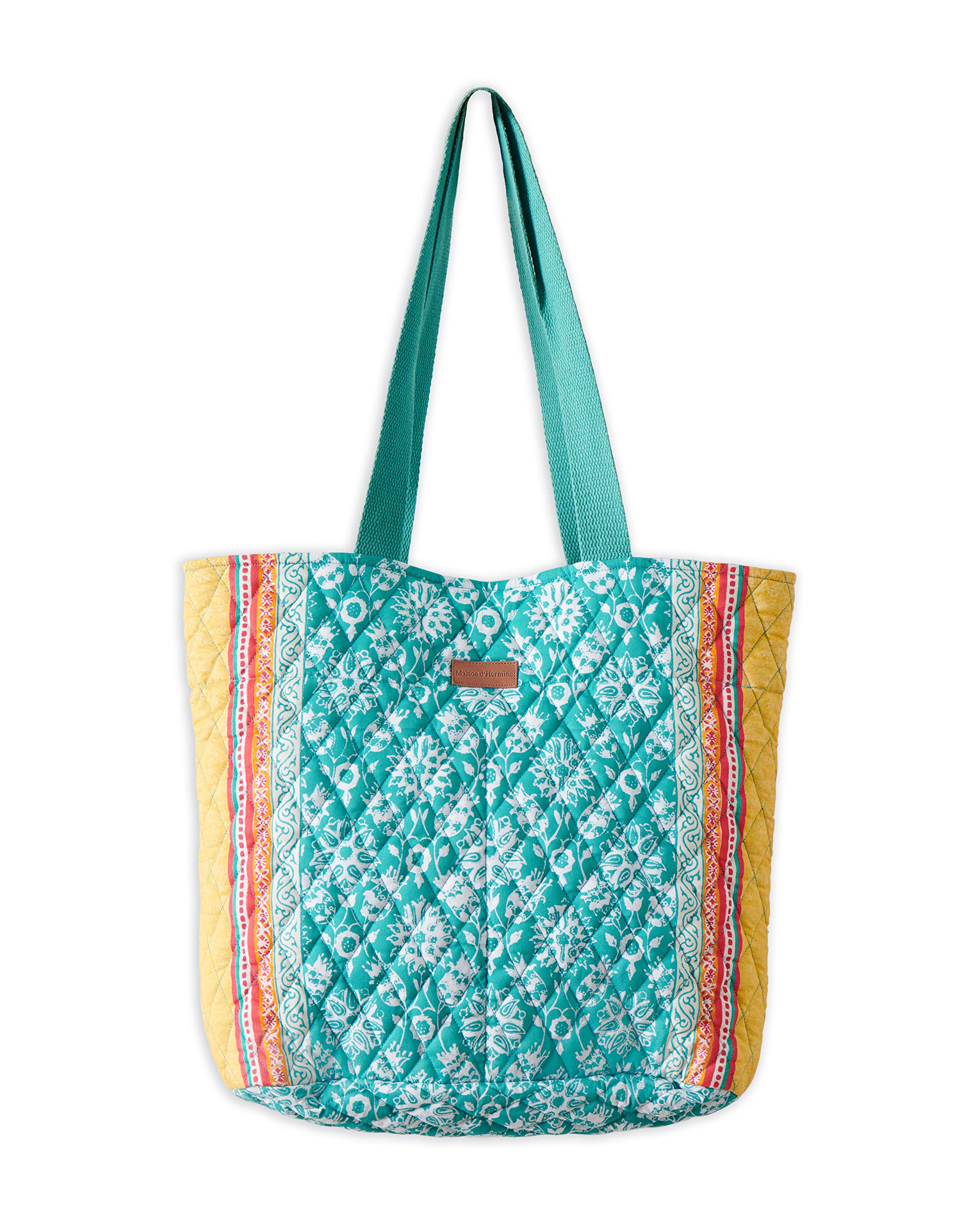 Maison d' Hermine Shopping Bag Cotton Quilted Tote