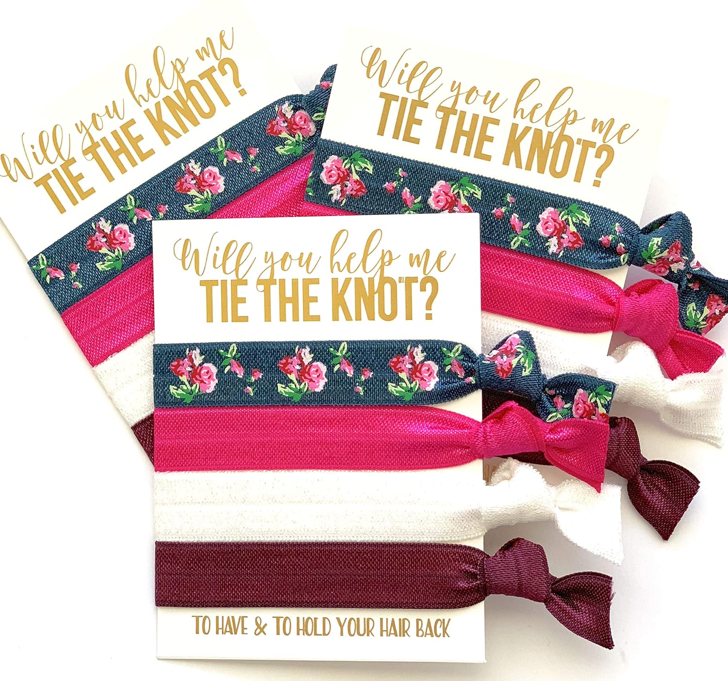 Amazon Com Bridesmaid Proposal Set Will You Help Me Tie The