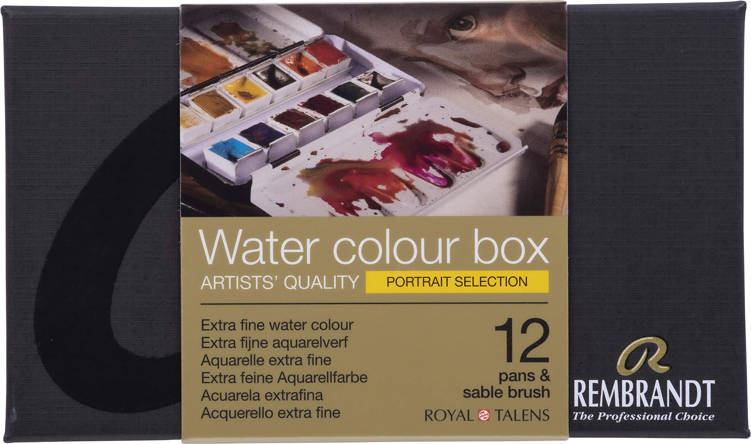 Rembrandt Watercolour Metal Portrait Set of 12 x Half Pans