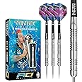 RED DRAGON Peter Wright Snakebite Euro 11: 20g or 24g Tungsten Darts Set with Flights and Stems