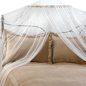 Amazon Com Siam Bed Canopy And Mosquito Net In Ivory Home Kitchen