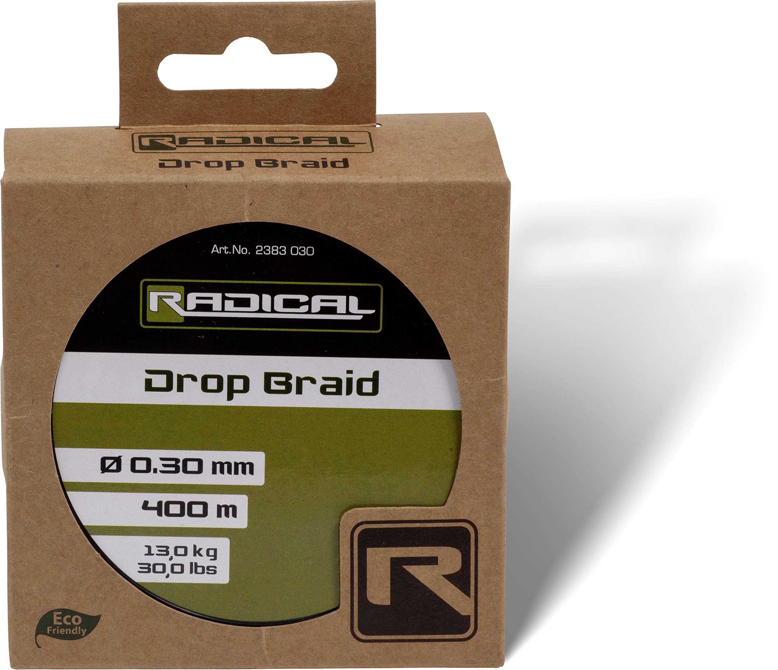 Radical Drop Braid Diameter 0.25 mm 400 m 11.3 kg 25 lbs Dark Green 400 m