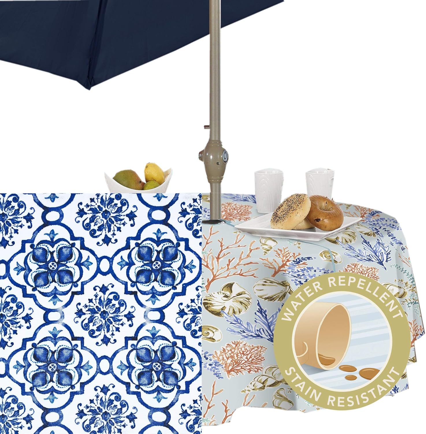 Best round table cloth with zipper