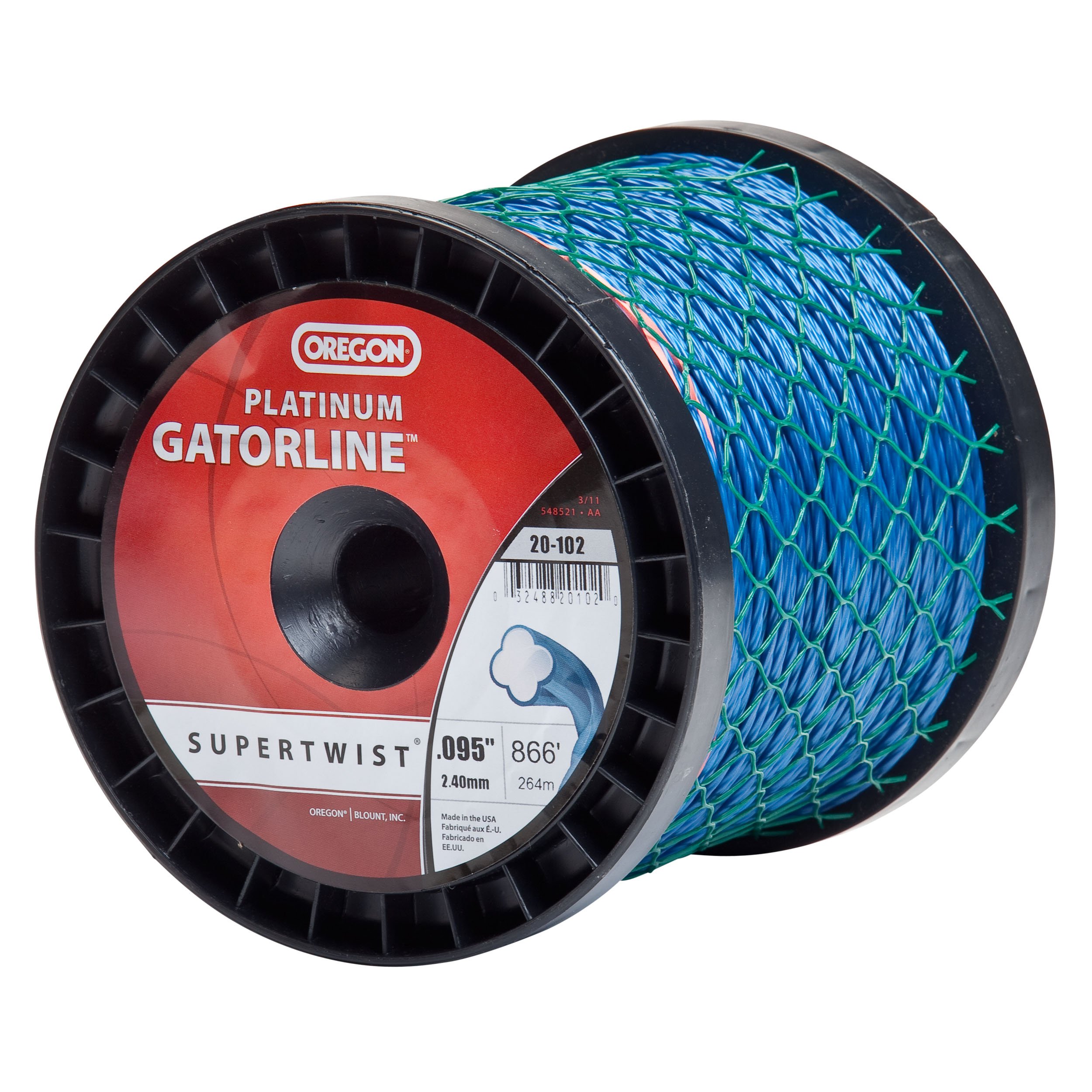 Oregon 20-102 Platinum Gatorline Grass Trimmer Line 0.095 Inch