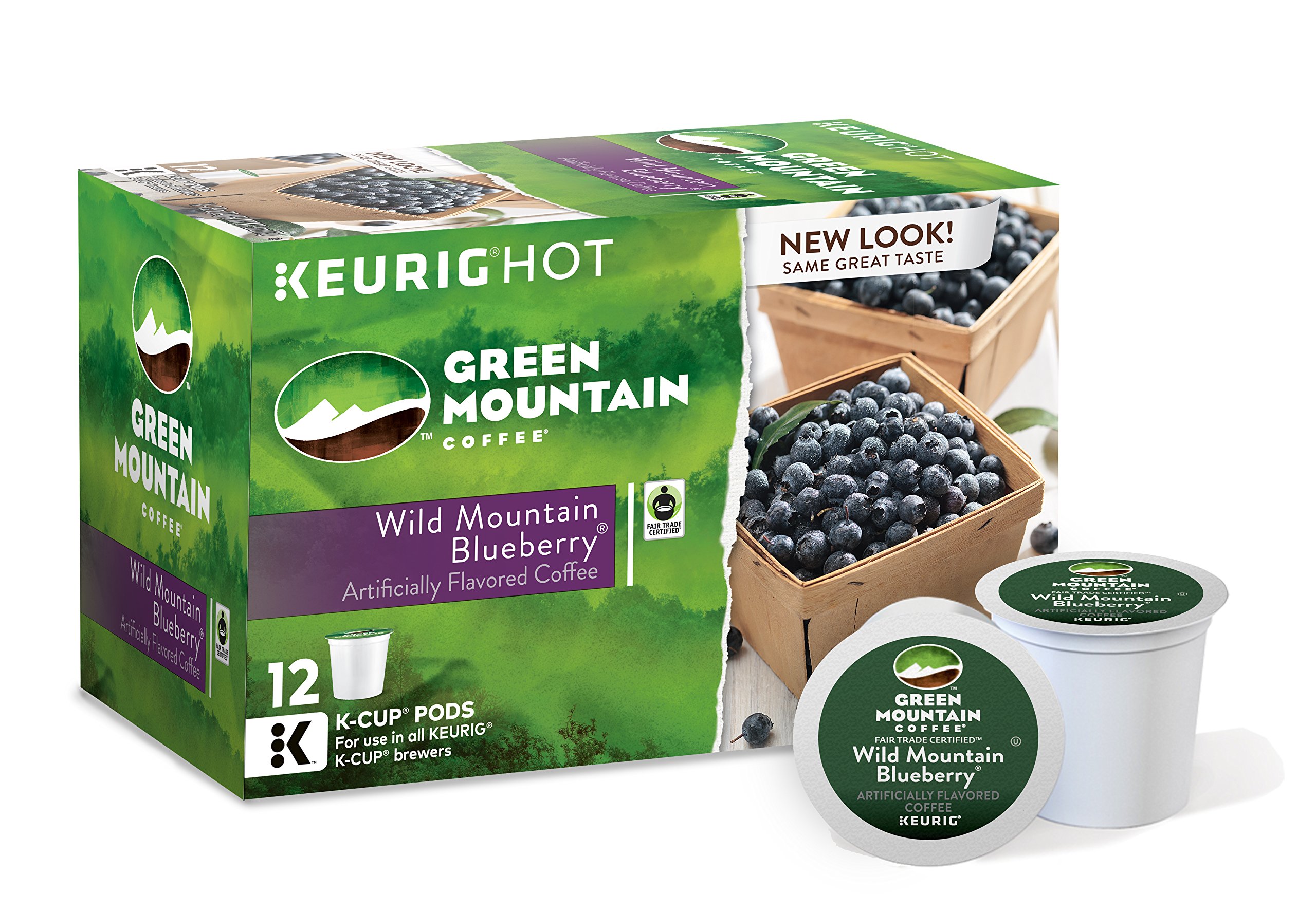 Green Mountain Coffee Wild Mountain Blueberry Keurig KCups 72 Free