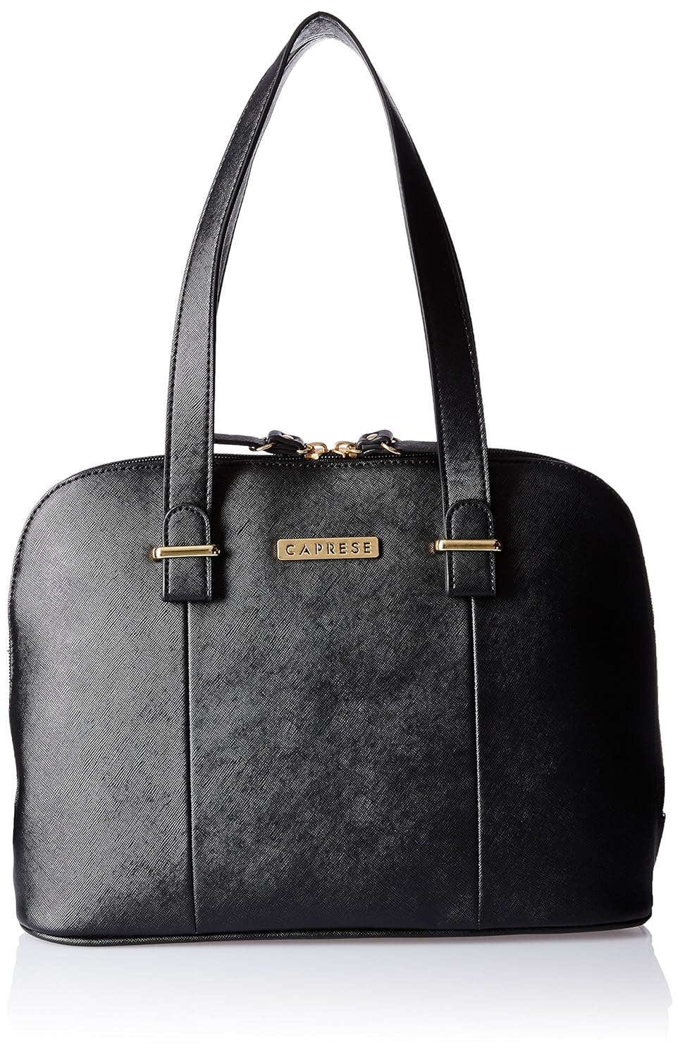 caprese women's zeta satchel (black)