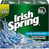 Irish Spring Deodorant Soap, Moisture Blast, 3.7 Ounce (Pack of 3)