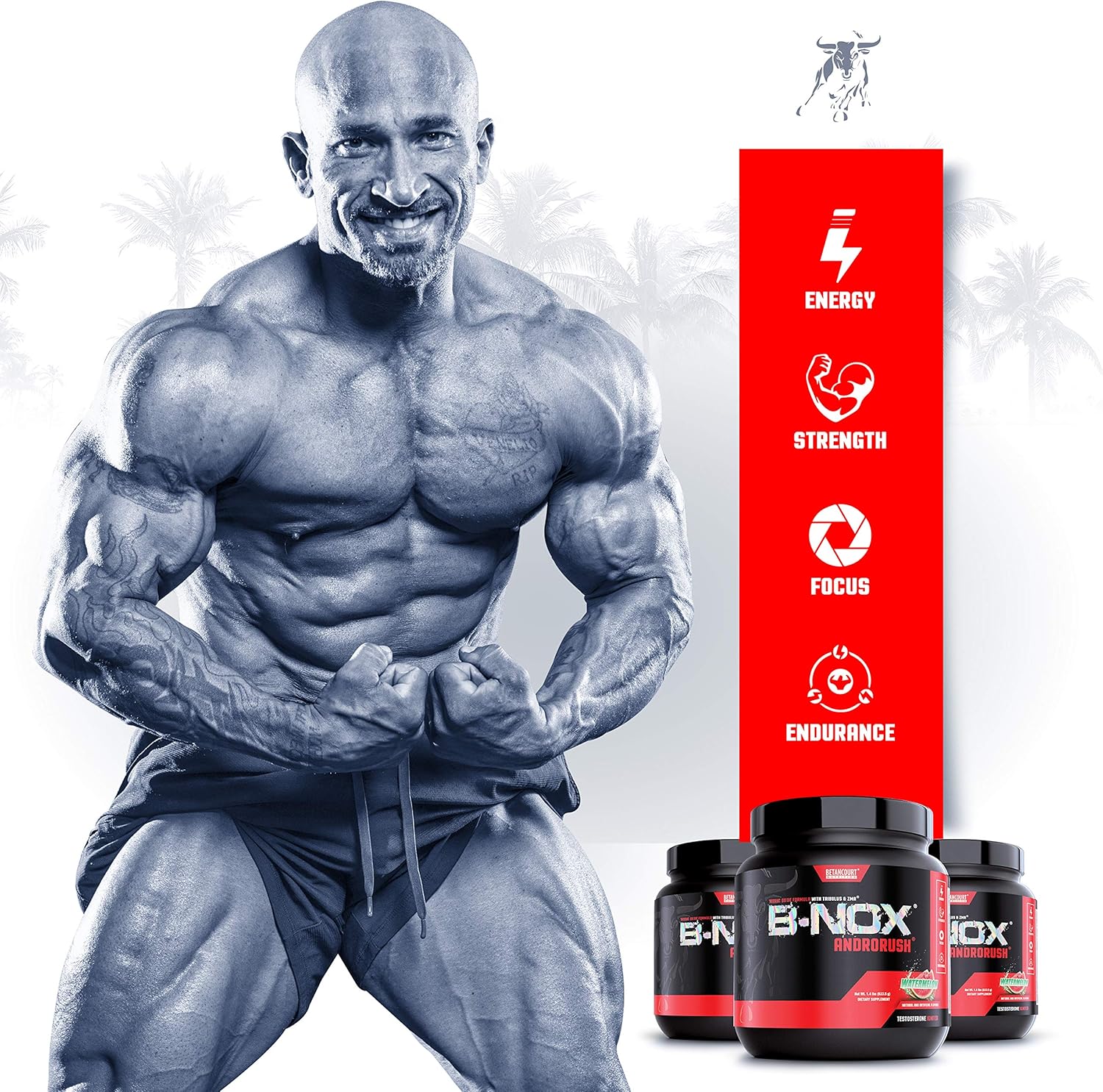 Betancourt Nutrition B-Nox Andorush Pre-Workout, Watermelon, 22.3 Ounce: Health & Personal Care