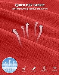 Pudolla Men's Workout Running Shorts with Zipper