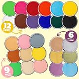 Blue Squid PRO Face Paint Yellow 30g Water Based Pro Makeup Single Cake view 5