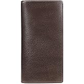 ELIZO Leather Long Wallet for Men Western Wallet Rodeo Mens Wallet Flat Bifold Wallets for Men Biker Billfold Wallet for Men Cowboy Wallet RFID Wallet for Men with Credit Card Holder
