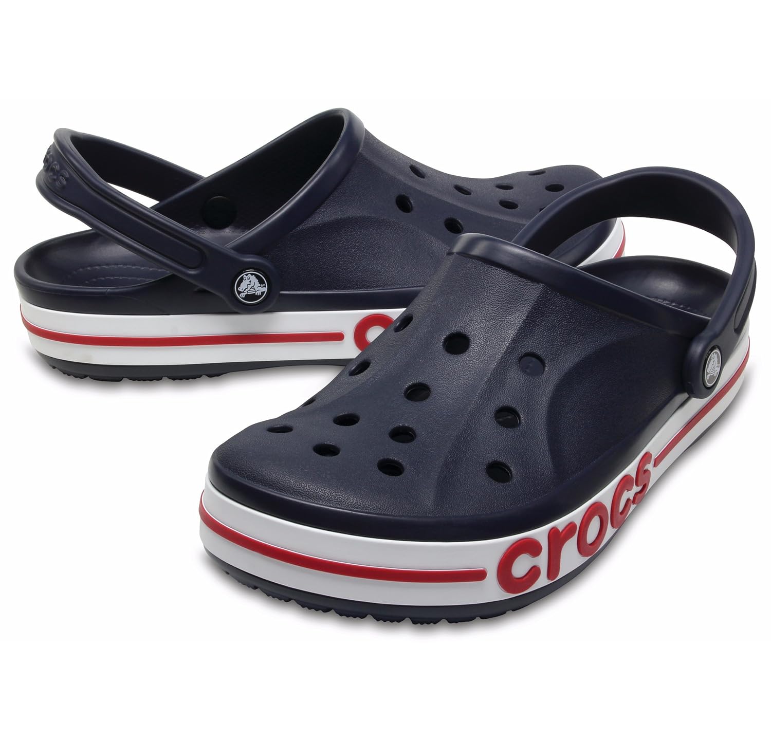crocs unisex adult bayaband clogs navy