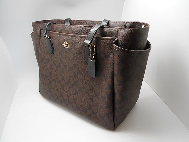 coach f58306 large signature canvas baby diaper bag