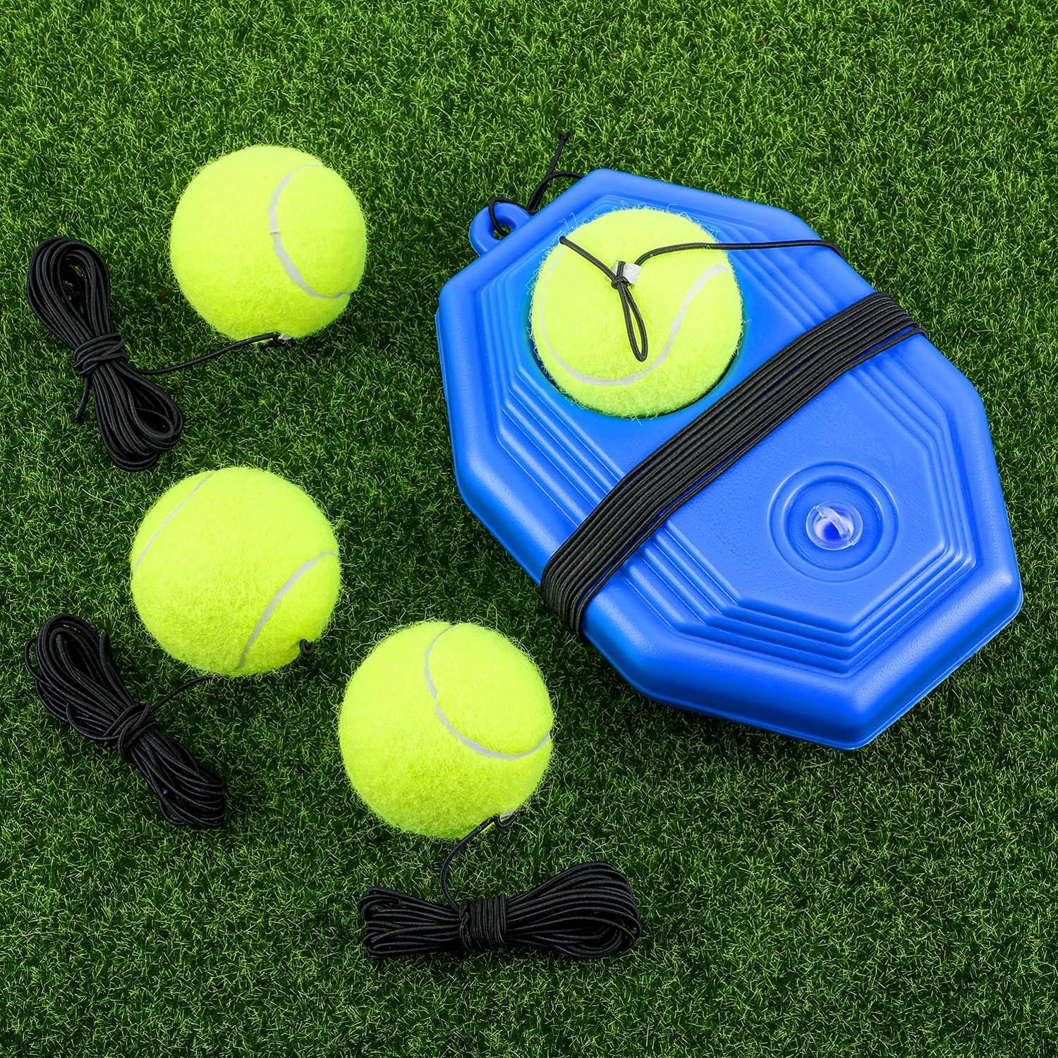 Gejoy 5 Pieces Tennis Training Equipment Tennis Trainer Rebounder Ball Trainer Set with String for Kids Youth Beginner Practice at Home : Sports & Outdoors