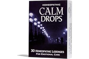 Historical Remedies Calm Drops Homeopathic Lozenges (3 Pack)| Natural Care for Emotional Stress Relief, Vegan & Gluten-Free Organic Vanilla Flavor Drops to Promote Relaxation and a Sense of Calm