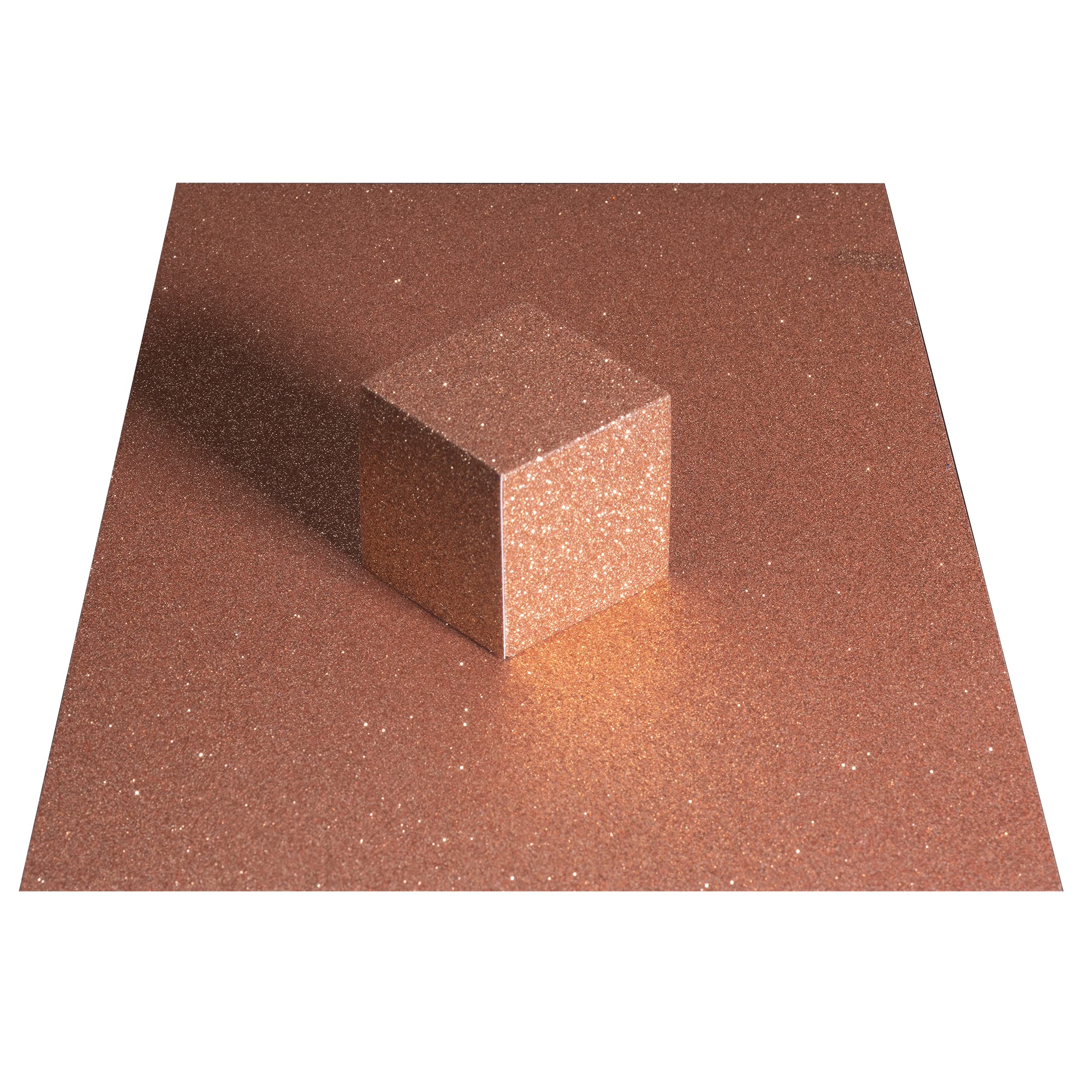 Papertent A4 Ultra Glitter Card, Light Copper 10 Sheets