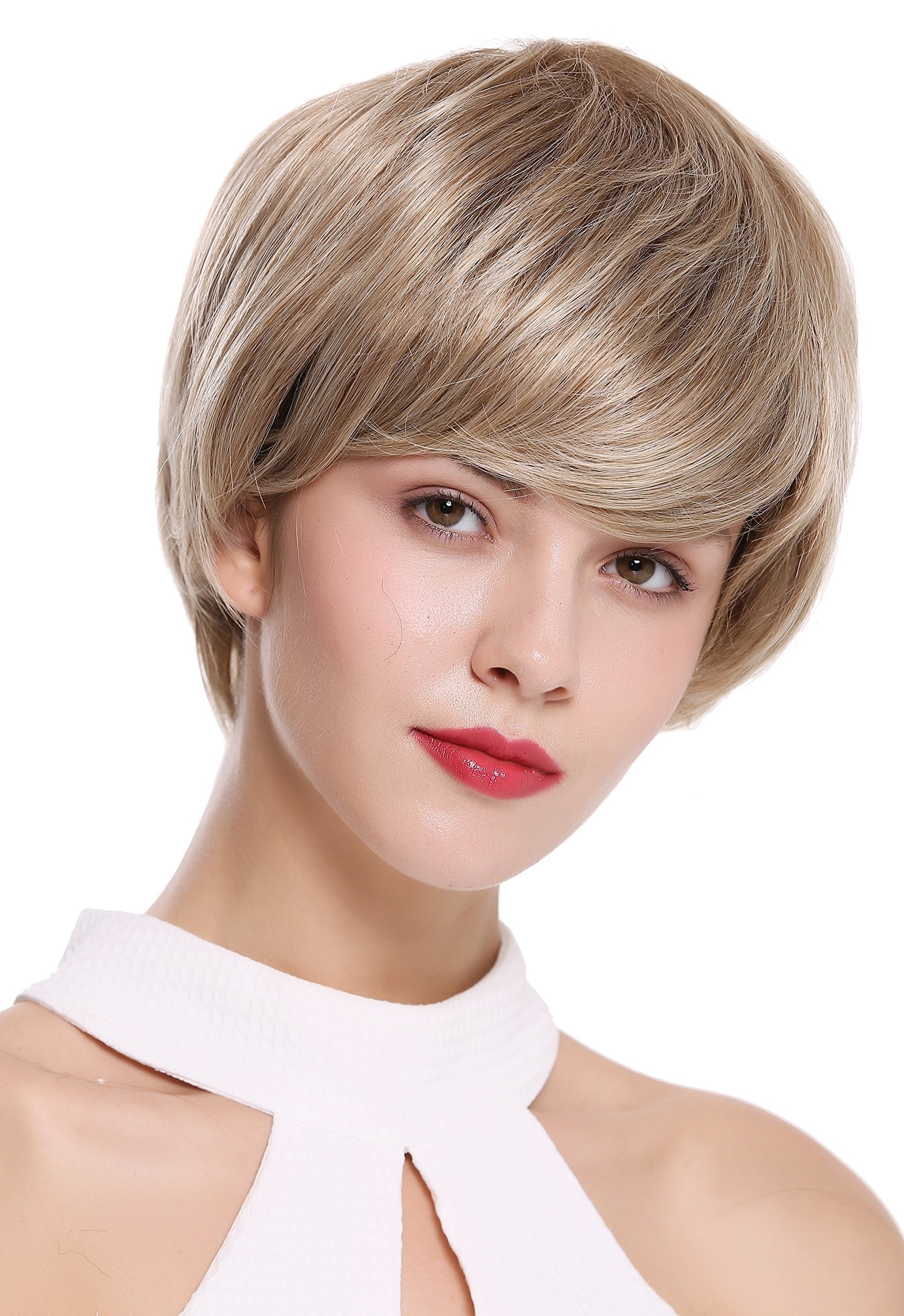 WIG ME UP - IRIS-12BT22 Lady Quality Wig short voluminous straight smooth streaked brown blond