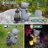 RICHIE Cat Statue Solar Garden Ornament Outdoor Waterproof LED Light view 3