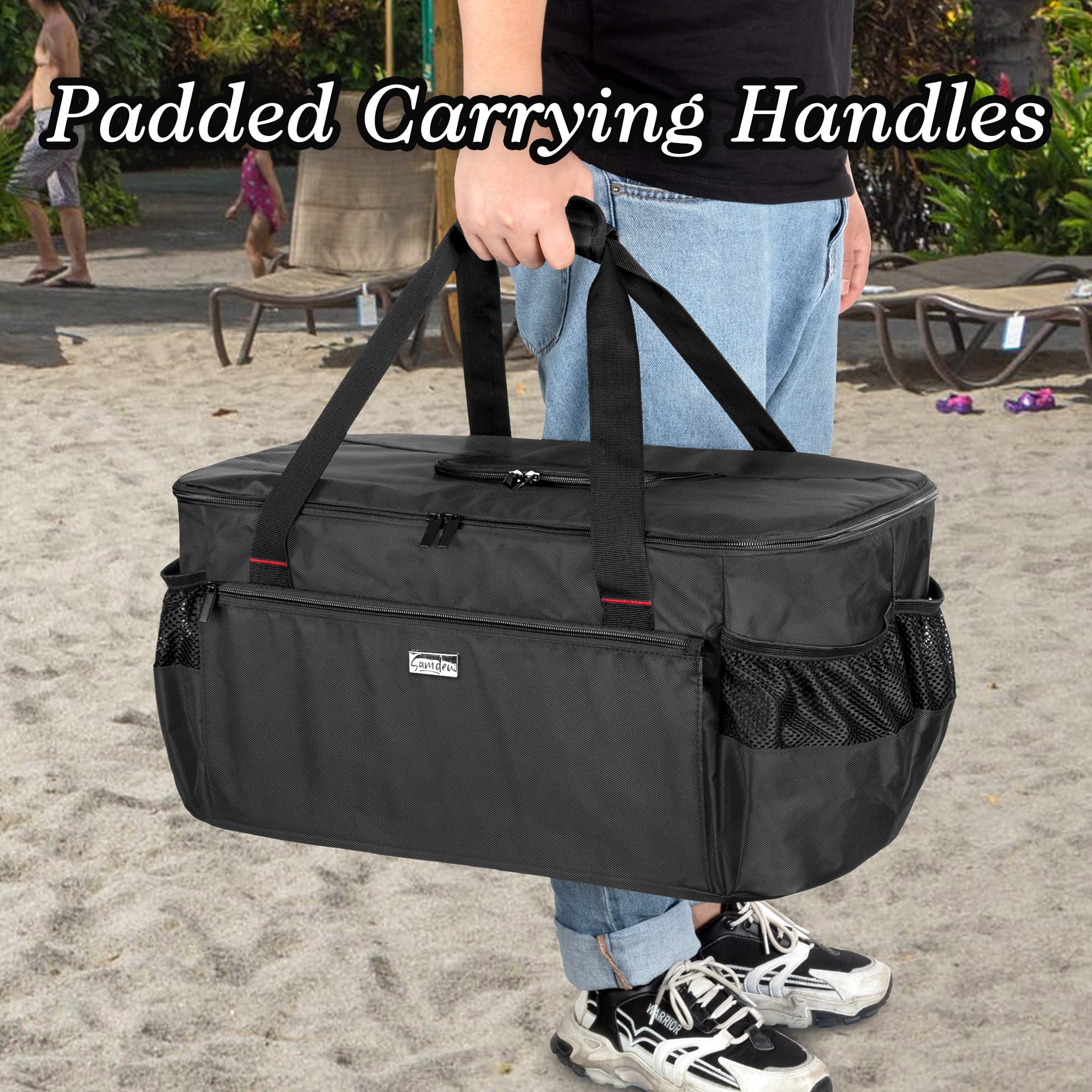 SAMDEW Grill Abdeckung Tragbare Grill Tasche 4