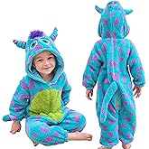 lontakids Baby Toddler Animal Costume Cute Fleece Warm Onesies Funny Monster Jumpsuit Halloween Fancy Dress Up