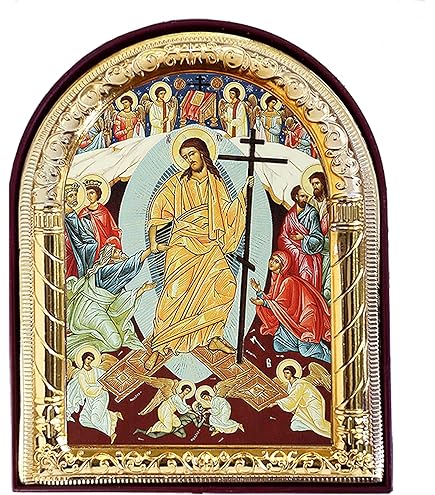 Amazon.com: Needzo Resurrection of Christ Jesus Arched Icon