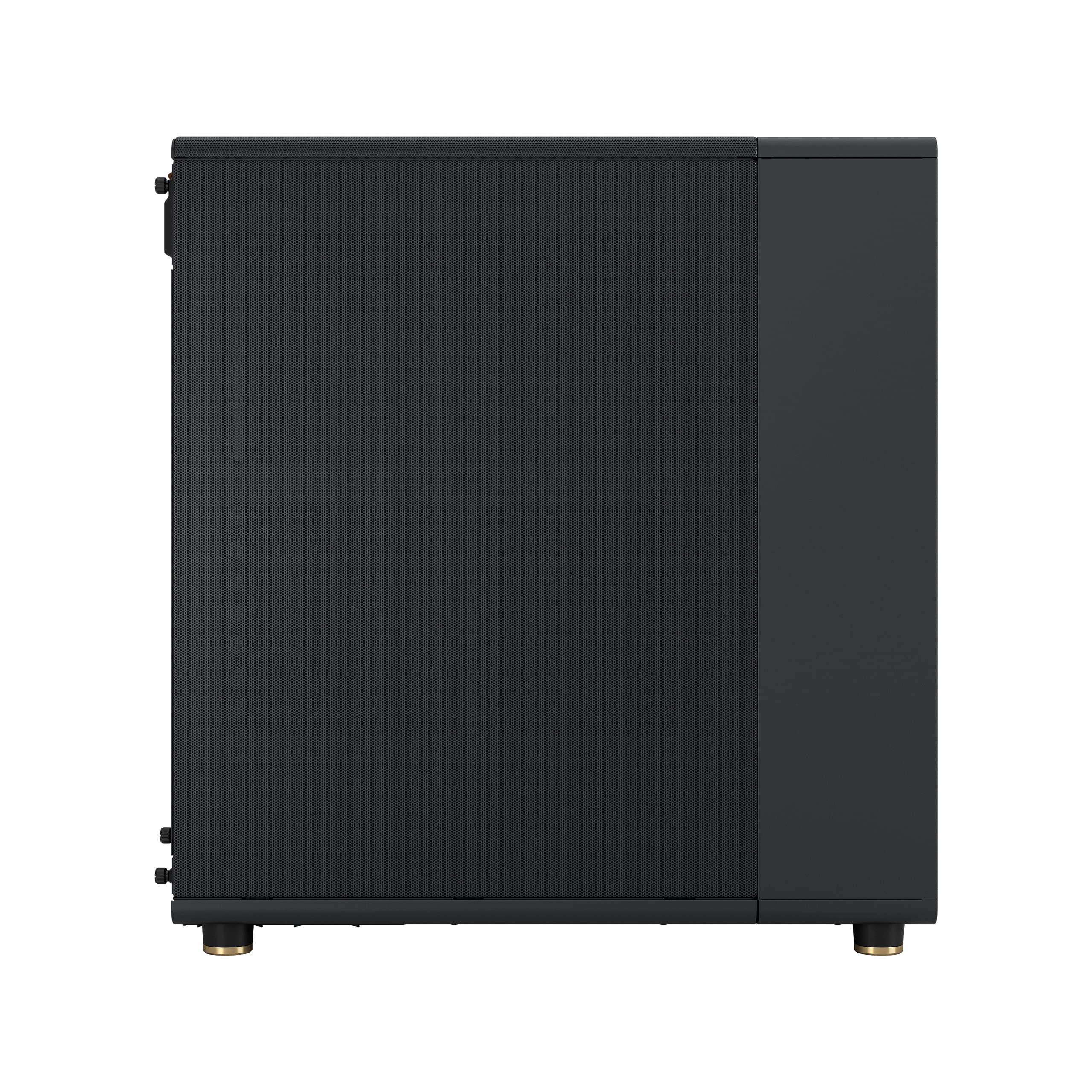 Fractal Design North - Genuine Walnut Wood Front - Mesh Side Panels - Two 140mm Aspect PWM Fans Included - Type C USB - ATX Airflow Mid Tower PC Gaming Case,Charcoal Black