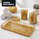 Hemway Gold Microfine Glitter 100g Craft Resin Nail Face Body view 5