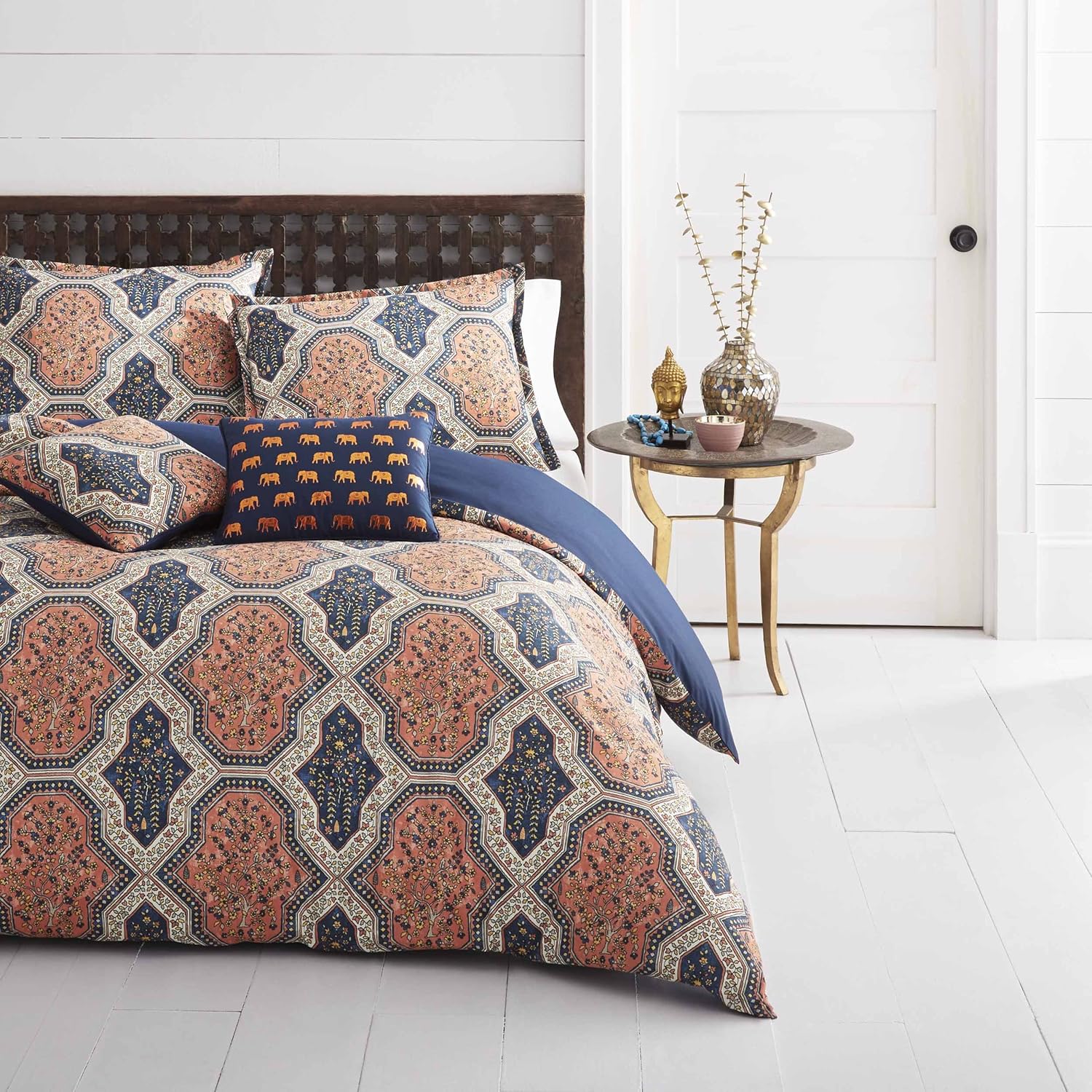 Azalea Skye Rhea Comforter Set, Full/Queen, Bright Orange