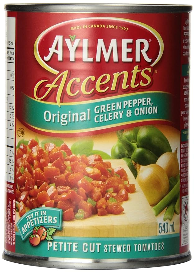 Aylmer Accents Original Petit Cut Tomatoes (Pack of 12) Amazon.ca Grocery