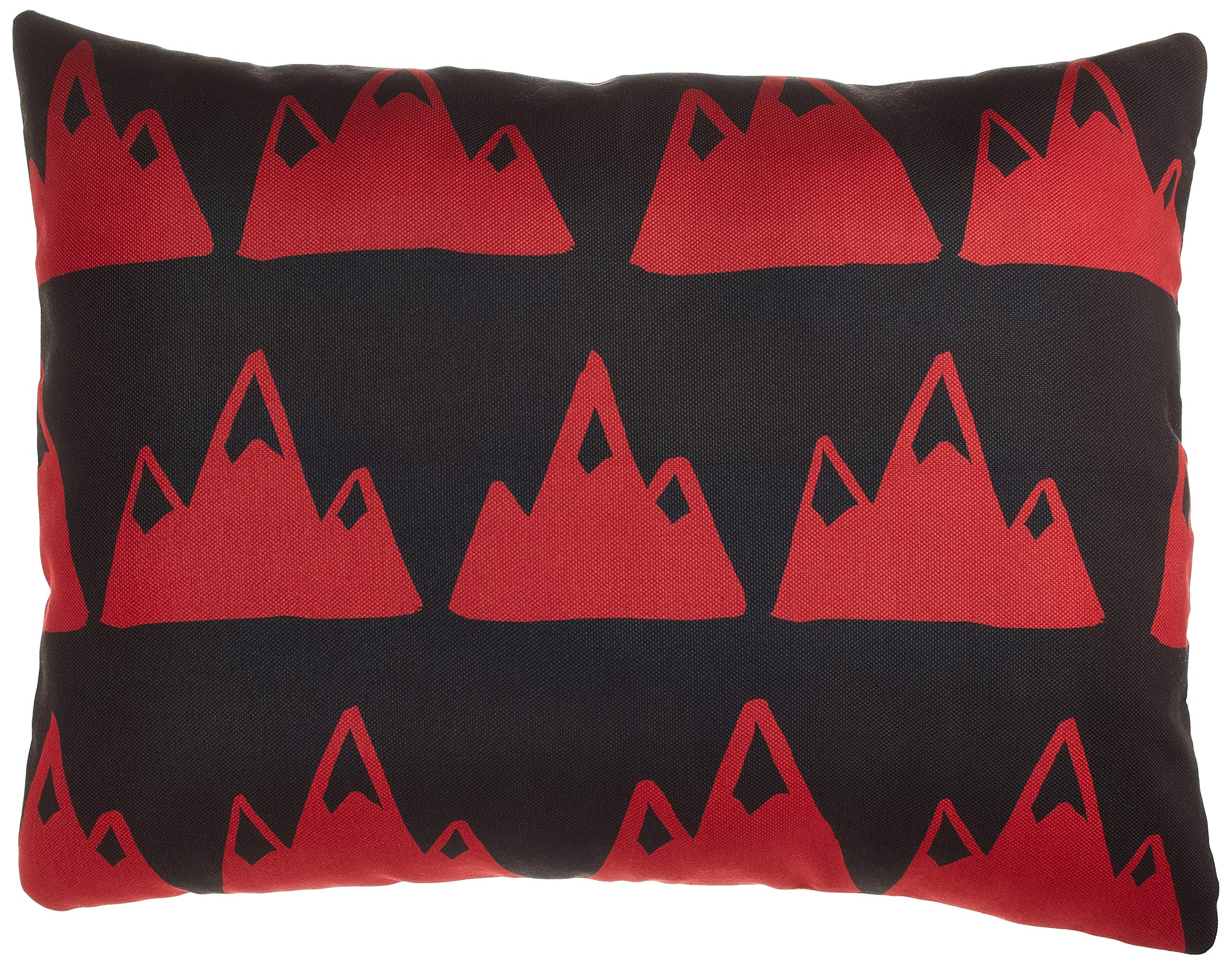BonaMaison Decorative Cushion Cover, Red Black Throw Pillow Covers, Home Decorative Pillowcases for Livingroom, Sofa, Bedroom, Size: 45X60 Cm - Designed and Manufactured in Turkey