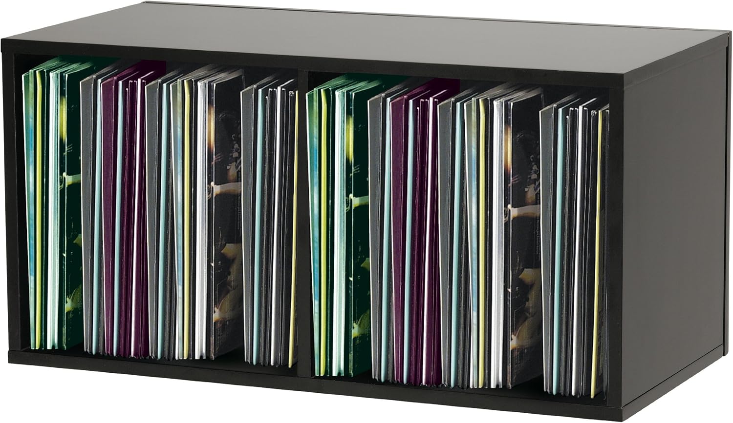 Glorious Record Box 230 Vinyl LP Storage Black Amazon.co.uk Electronics