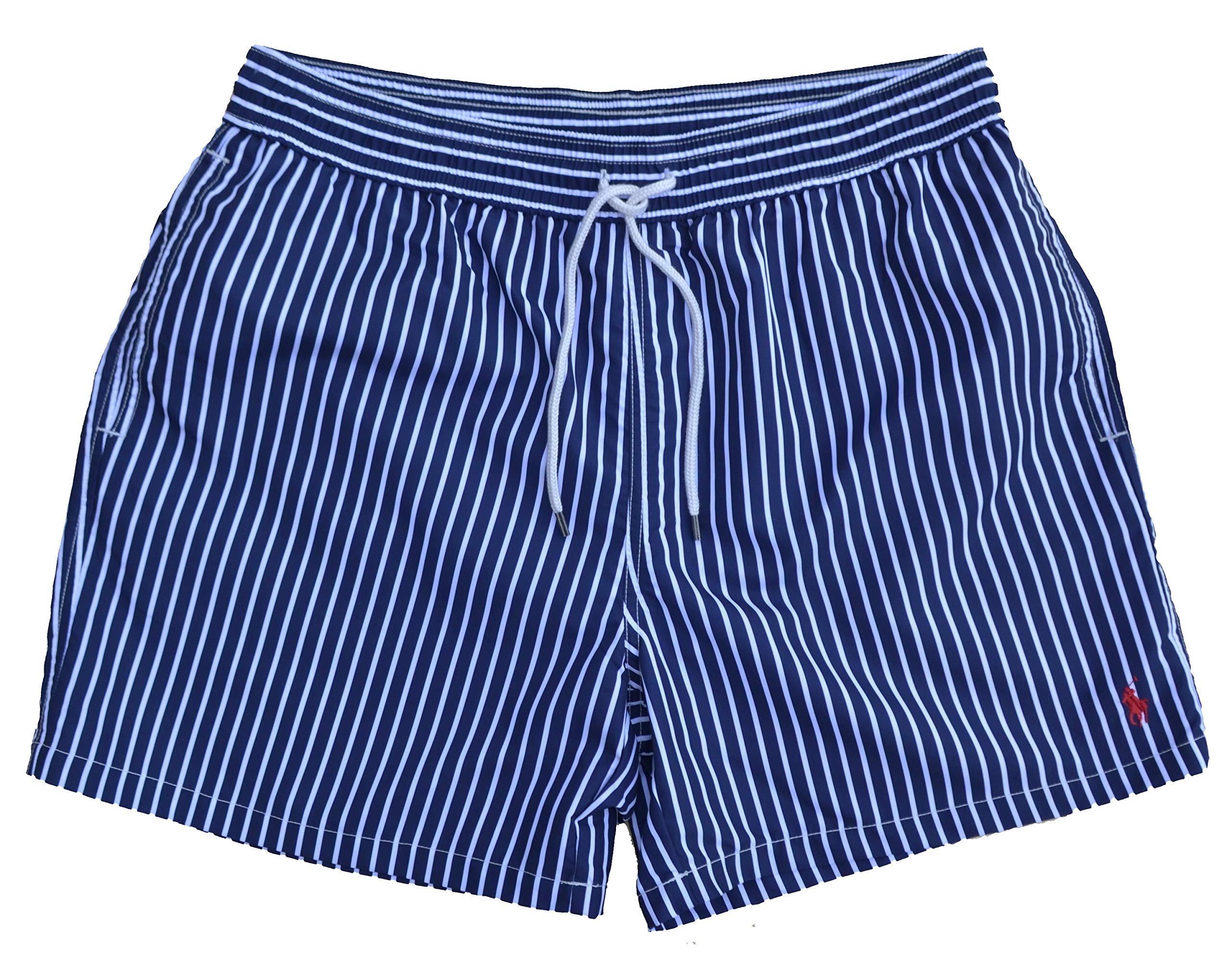 ralph lauren striped swim shorts