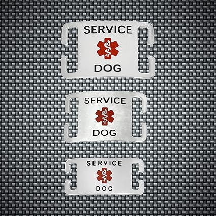 service dog collar tag